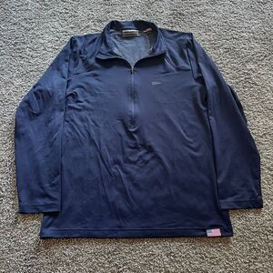 Goruck American Training Half Zip Pullover Performance Navy Blue Mens M USA